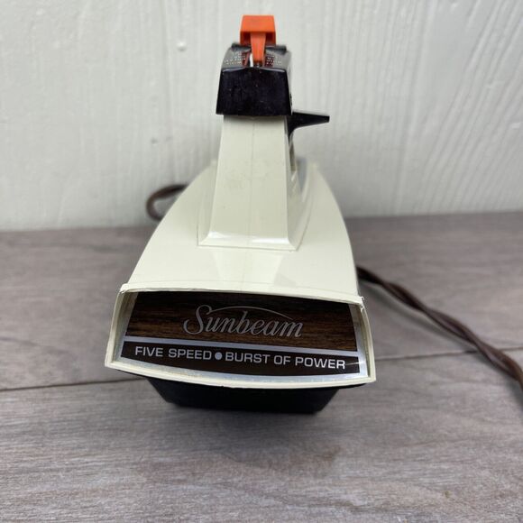 Vintage Sunbeam Heavy Duty Burst Of Power Mixmaster Electric Hand Mixer 5 Speed - Picture 6 of 9